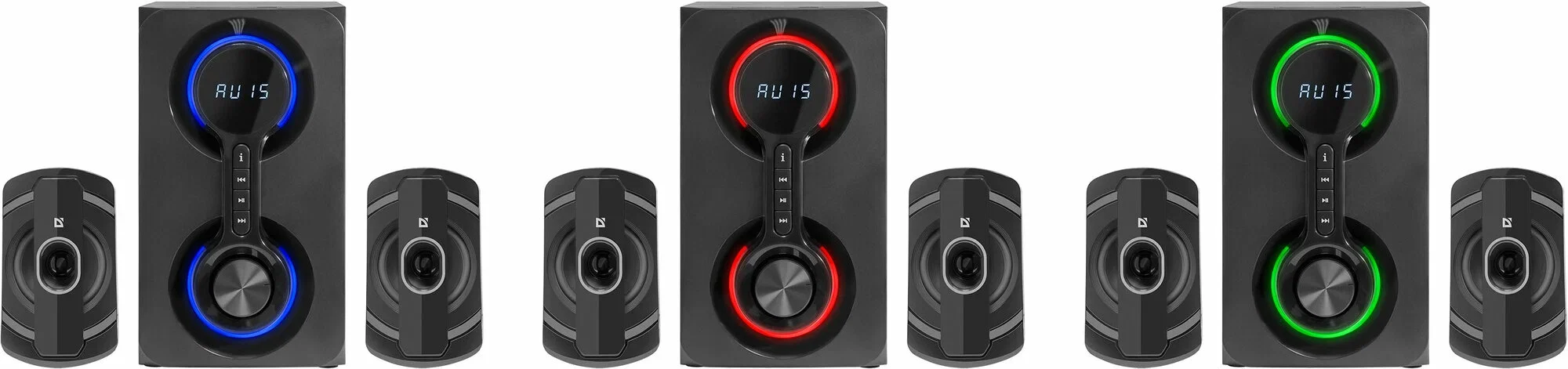 Defender Акустическая 2.1 система Eclipse 40Вт, BT/FM/MP3/SD/USB/AUX/RC