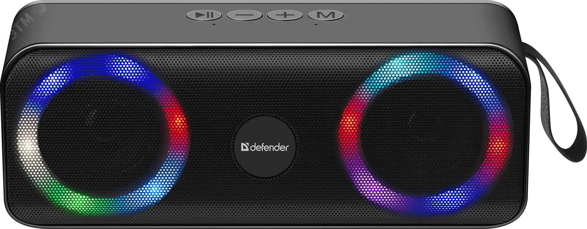 Defender Портативная колонка Q1 10Вт, Light/BT/FM/USB/TF/AUX