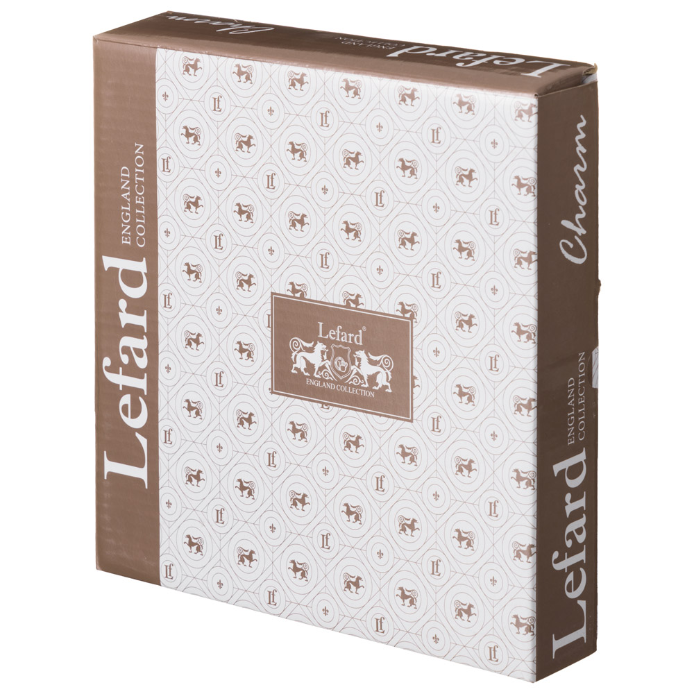 НАБОР ТАРЕЛОК ЗАКУСОЧНЫХ LEFARD "CHARM" 2 ШТ. 20*3 СМ (С ЗОЛОТОЙ ЛИНИЕЙ)