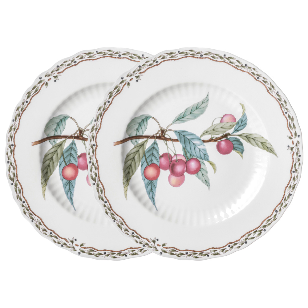 НАБОР ТАРЕЛОК ЗАКУСОЧНЫХ LEFARD "FRUIT GARDEN" 2 ШТ. 20,5 СМ (КОР=24НАБ.)