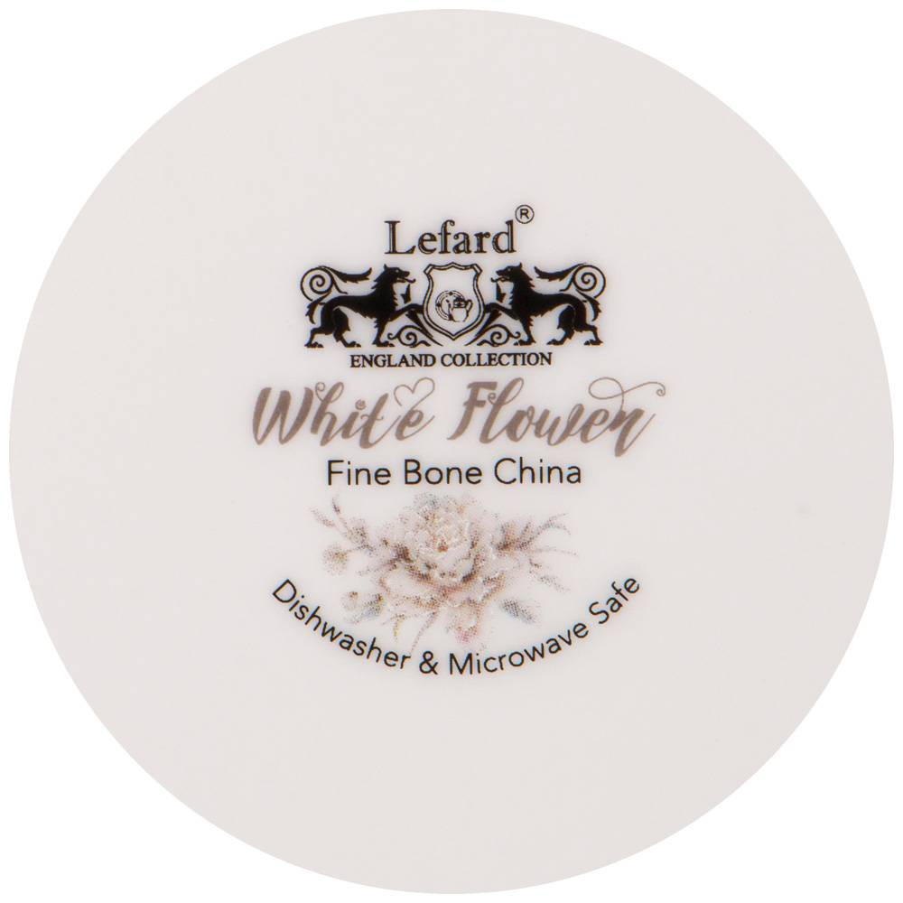 НАБОР ТАРЕЛОК ЗАКУСОЧНЫХ LEFARD "WHITE FLOWER" 2 ШТ. 20,5 СМ (КОР=16НАБ.)