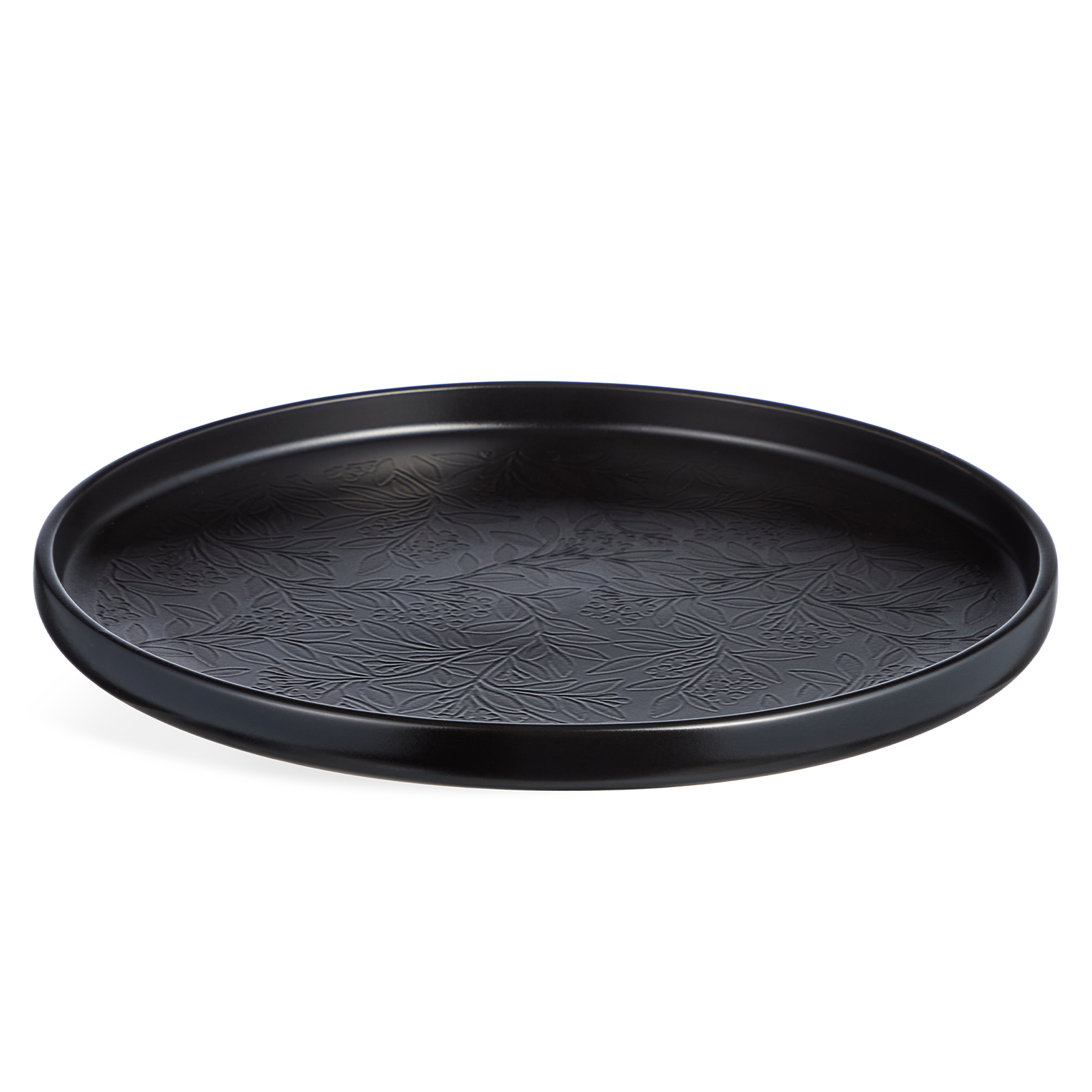 НАБОР ТАРЕЛОК ОБЕДЕННЫХ  BRONCO "CHOICE BLACK" 26,5 СМ 4ШТ