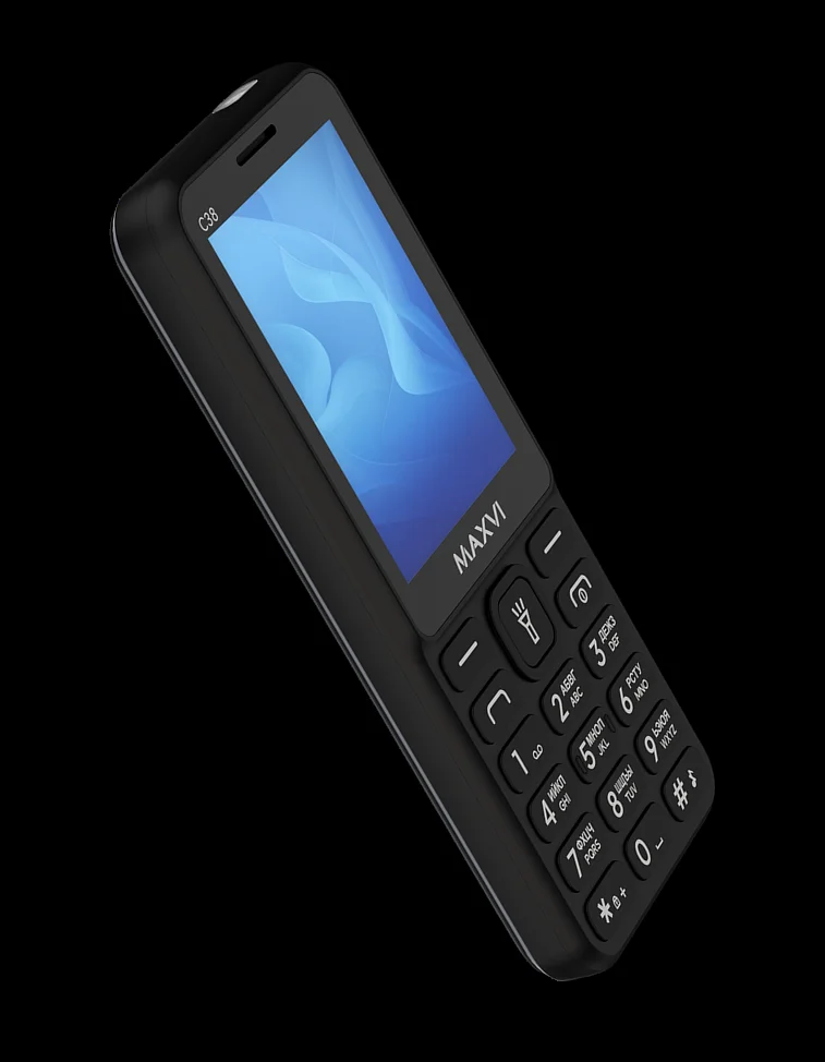 Мобильный телефон Maxvi C38 черный