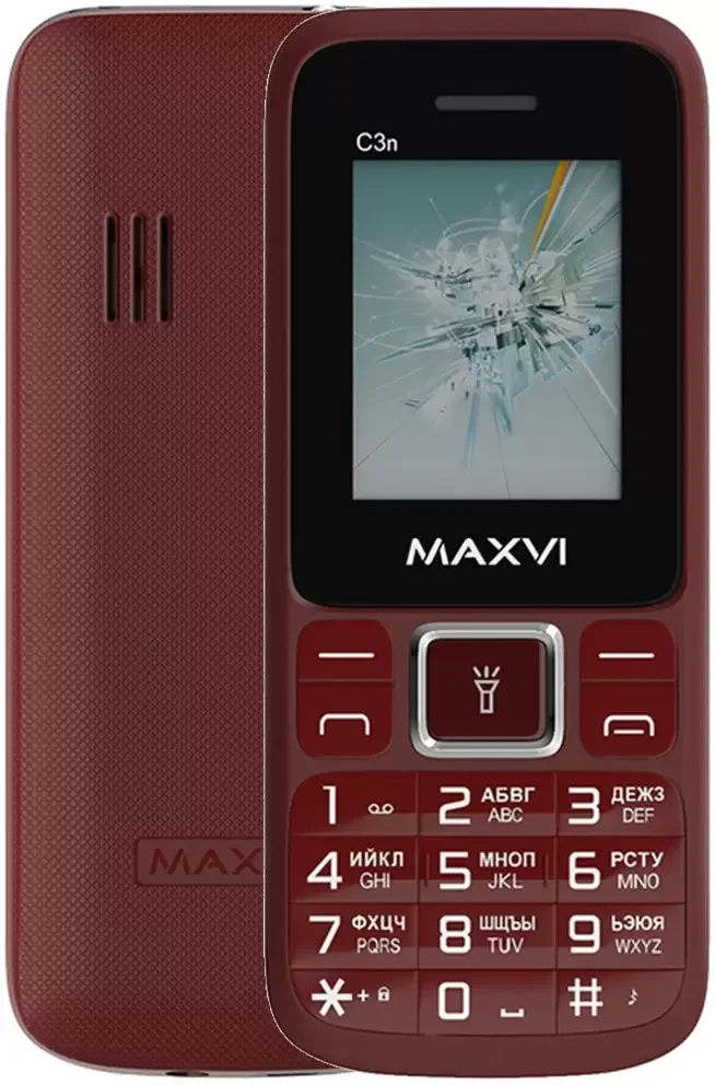 Мобильный телефон Maxvi C3i маренго