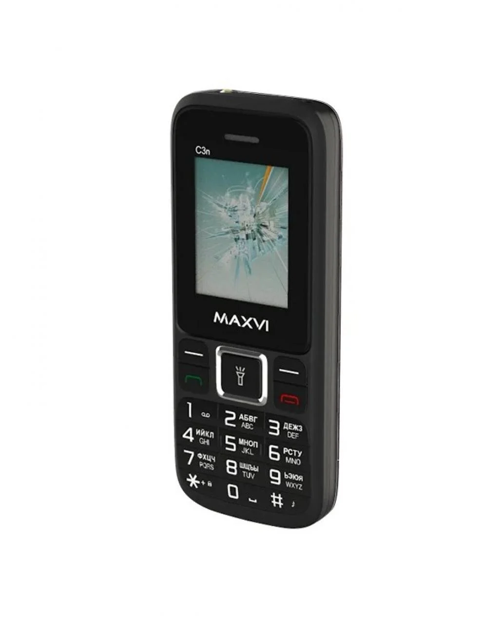 Мобильный телефон Maxvi C3i черный