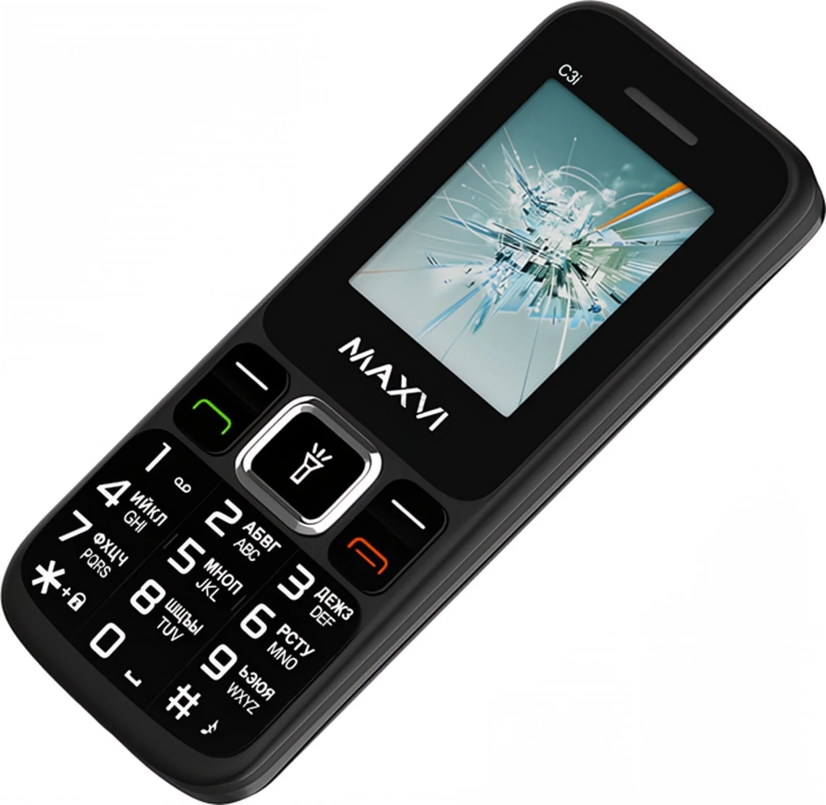Мобильный телефон Maxvi C3i черный