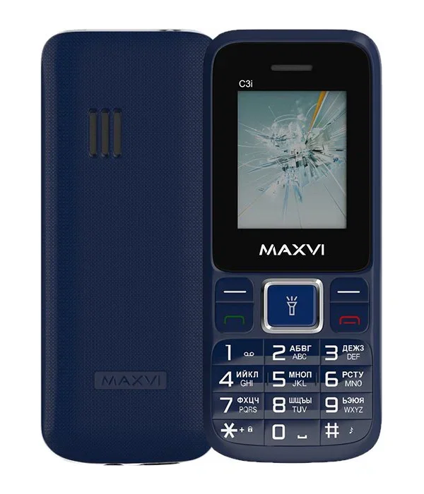 Мобильный телефон Maxvi C3n маренго