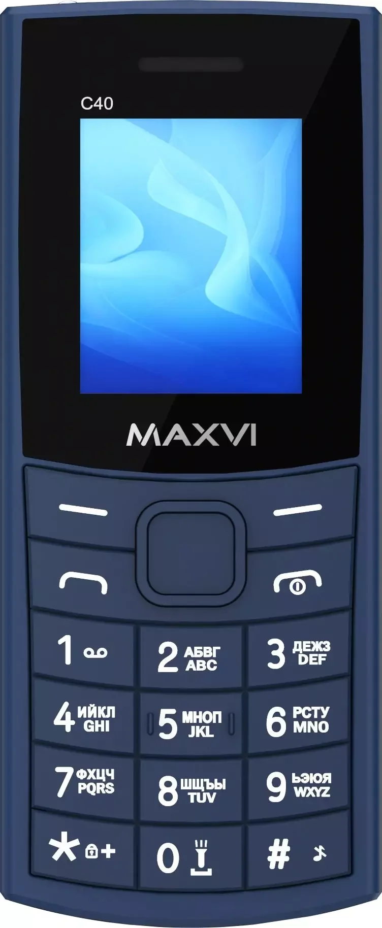 Мобильный телефон Maxvi C40 синий