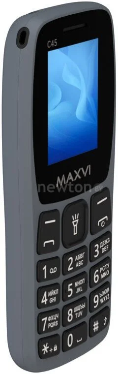 Мобильный телефон Maxvi C45 серый