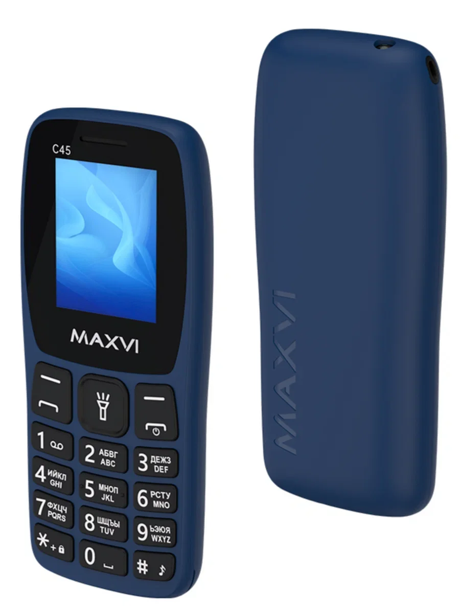 Мобильный телефон Maxvi C45 черный