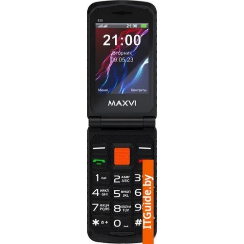 Мобильный телефон Maxvi E10 оранжевый