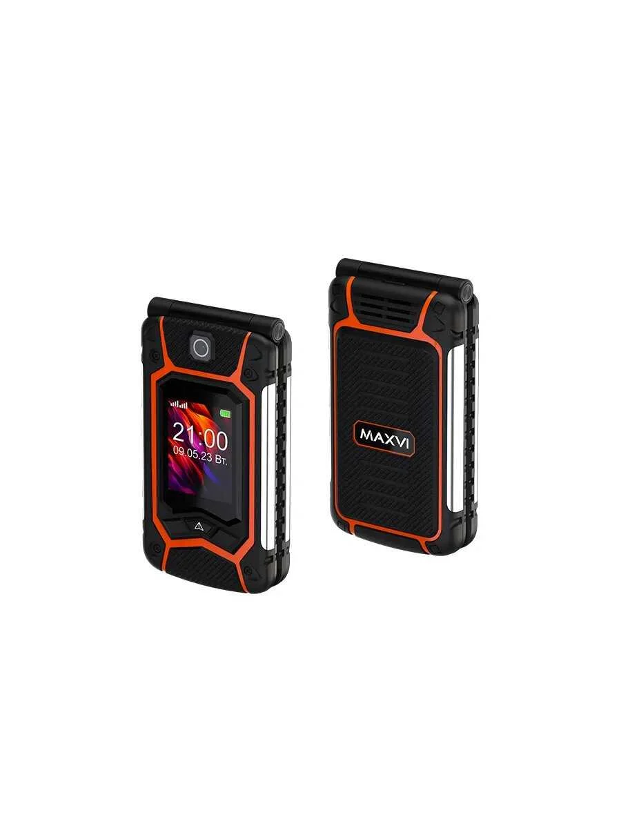 Мобильный телефон Maxvi E10ds оранжевый