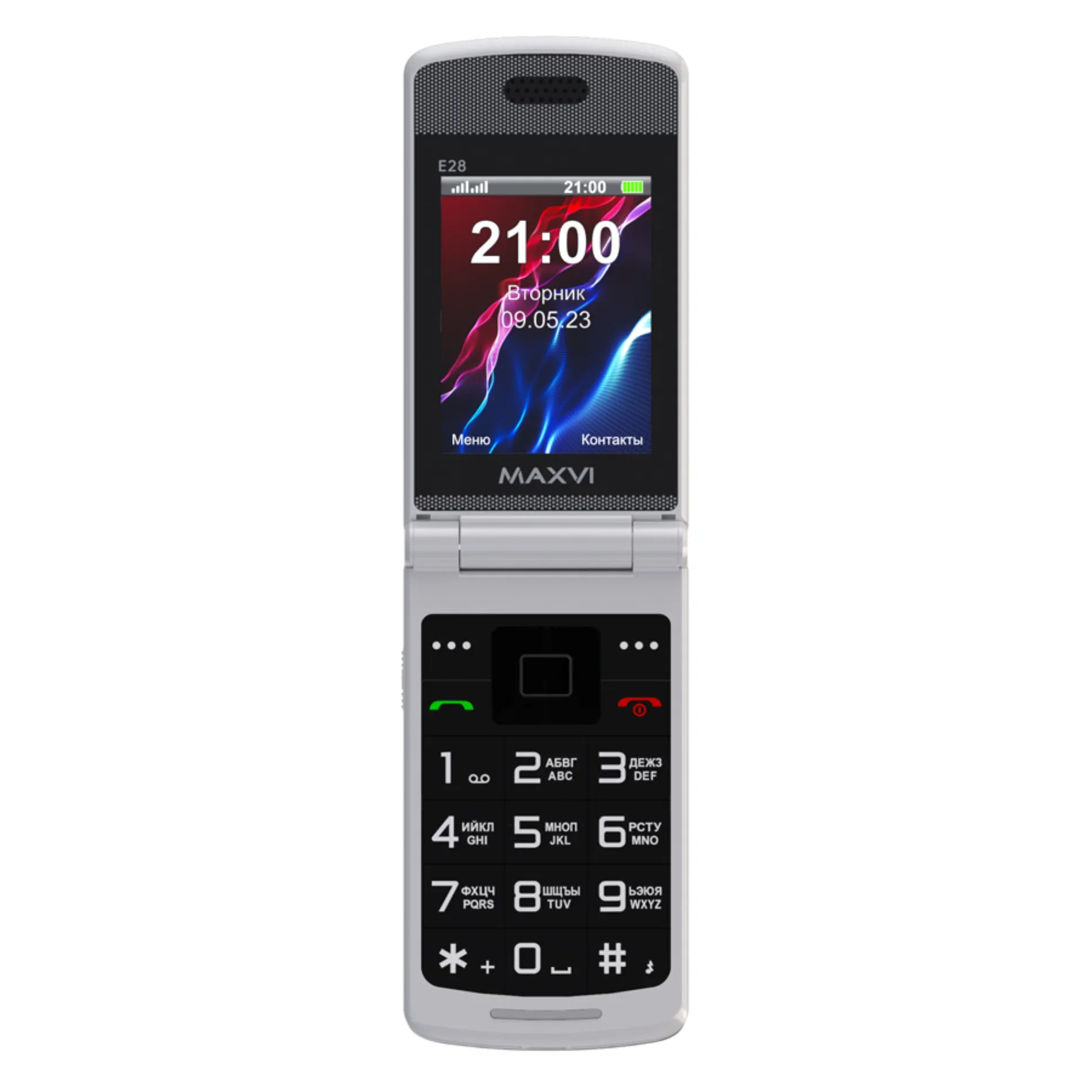 Мобильный телефон Maxvi E28 черный