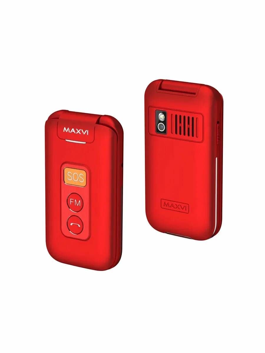 Мобильный телефон Maxvi E5 up красный