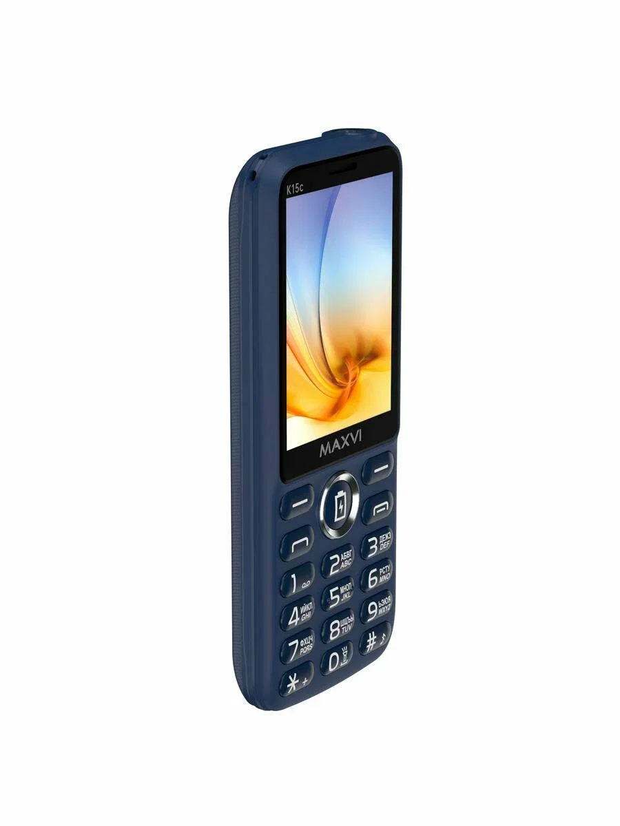 Мобильный телефон Maxvi K15c синий