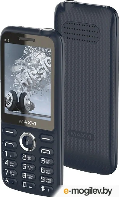 Мобильный телефон Maxvi K15c синий