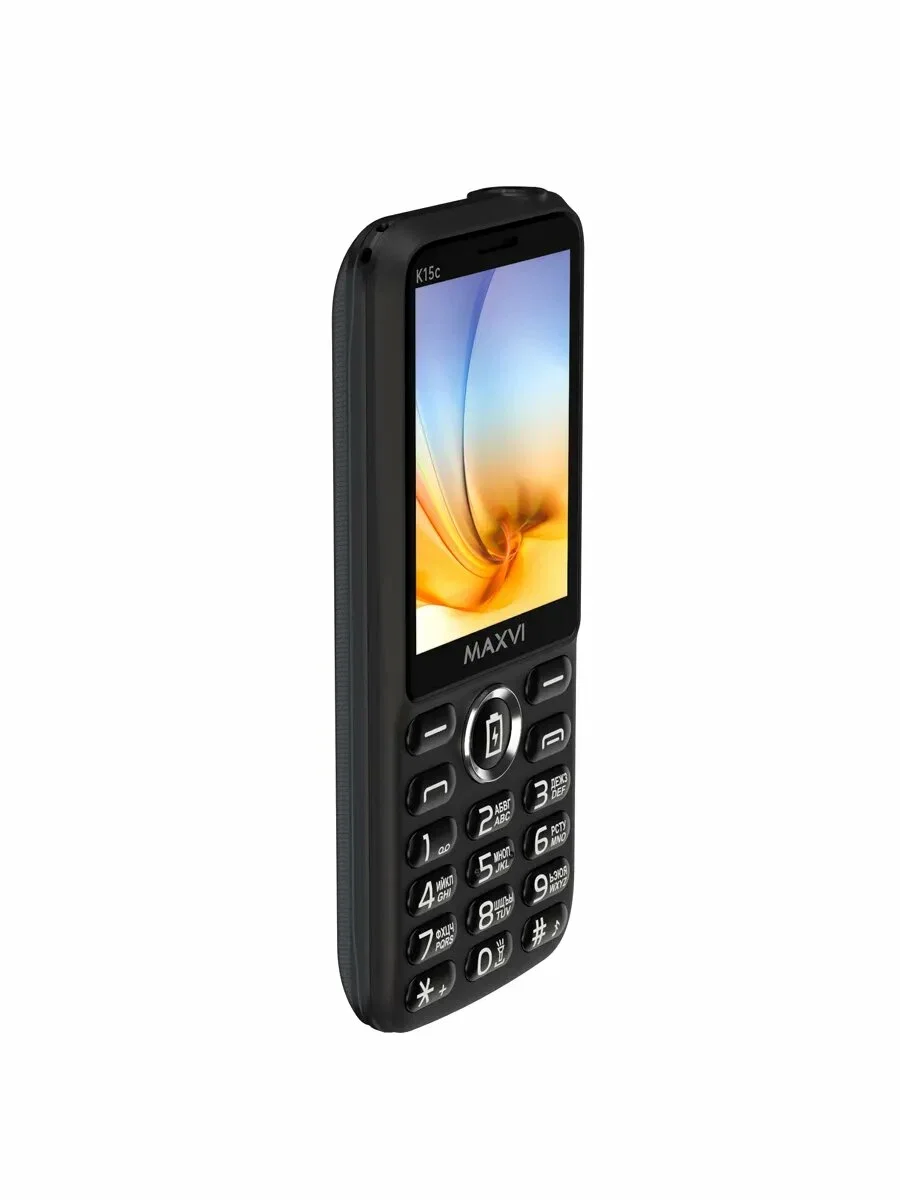 Мобильный телефон Maxvi K15c черный