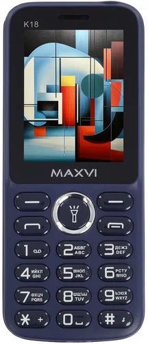 Мобильный телефон Maxvi K18 синий