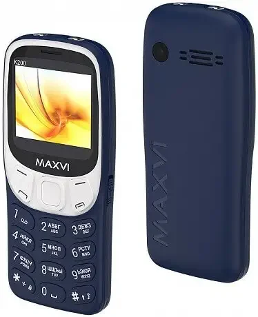 Мобильный телефон Maxvi K200 синий