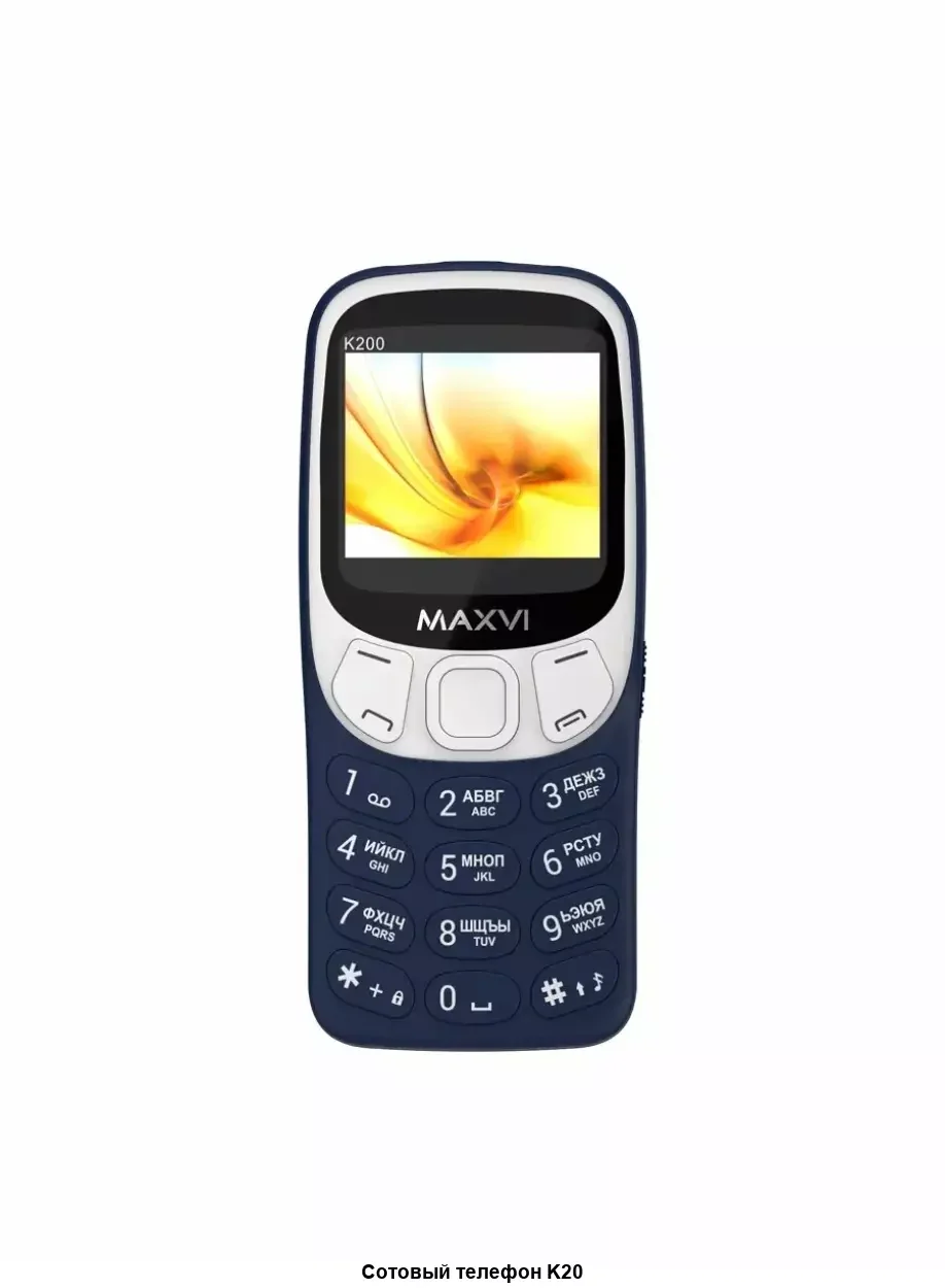 Мобильный телефон Maxvi K200 синий