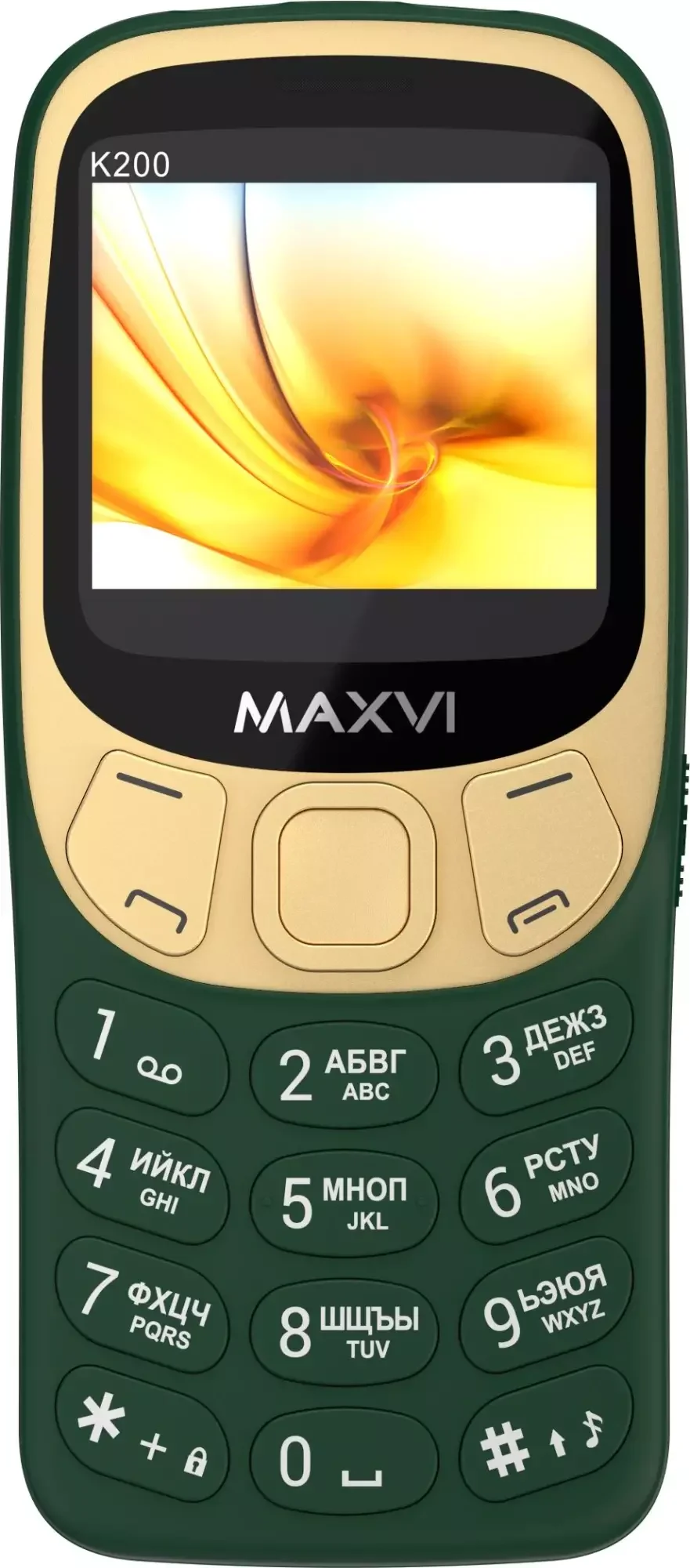 Мобильный телефон Maxvi K200 темно-зеленый