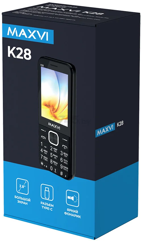 Мобильный телефон Maxvi K28 синий
