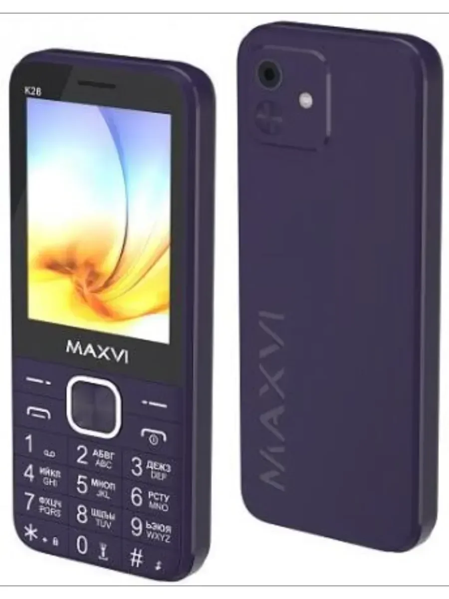 Мобильный телефон Maxvi K28 синий