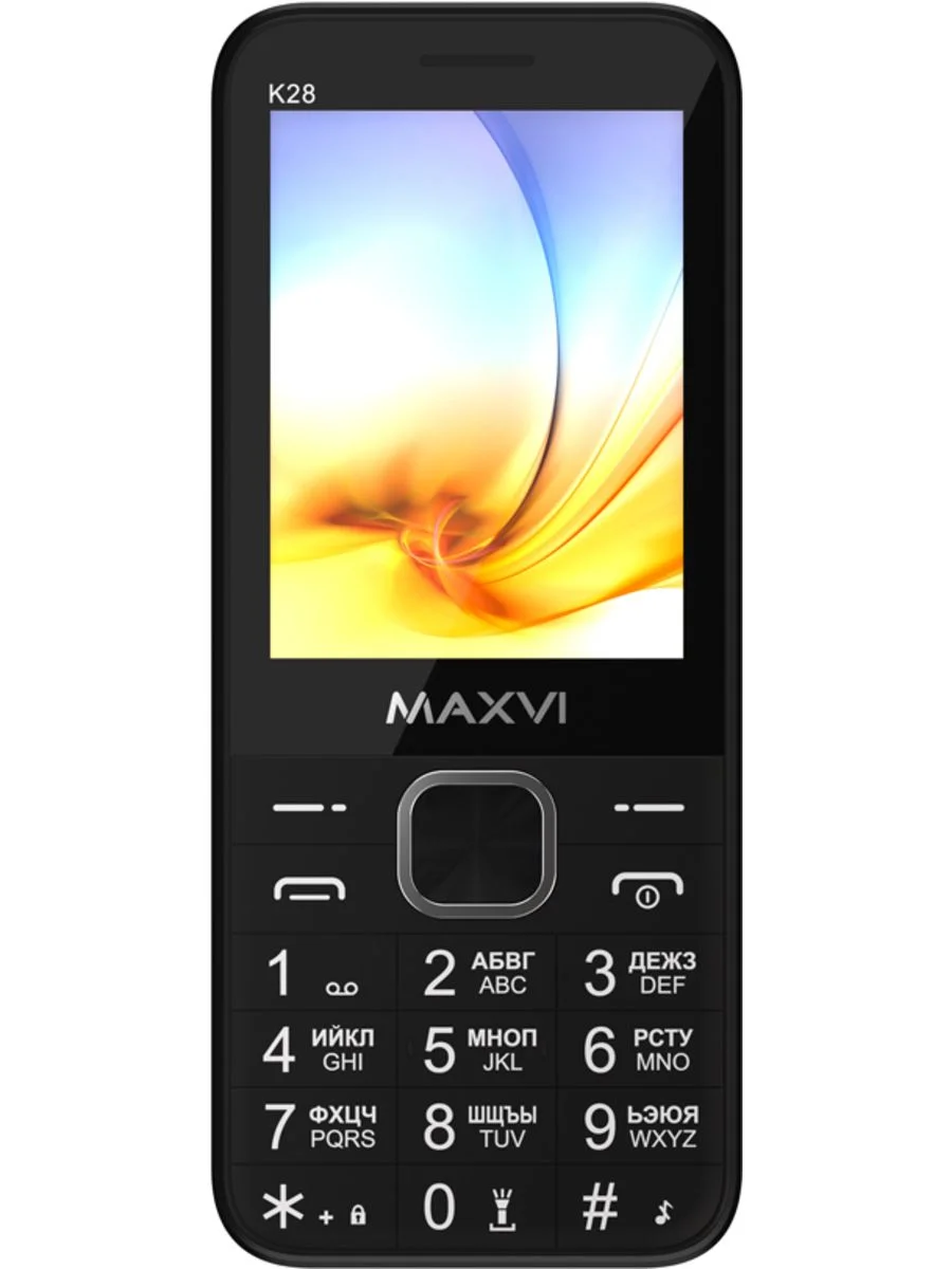 Мобильный телефон Maxvi K28 черный