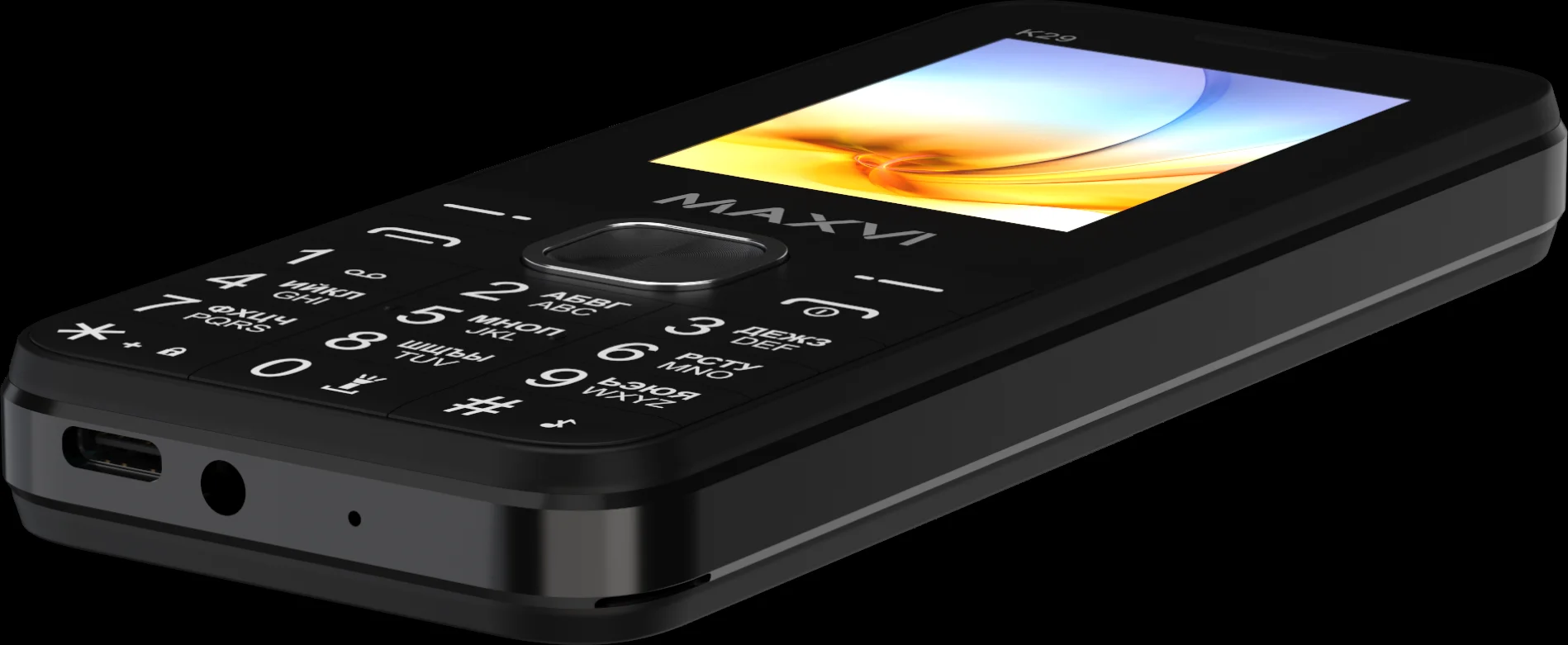 Мобильный телефон Maxvi K28 черный