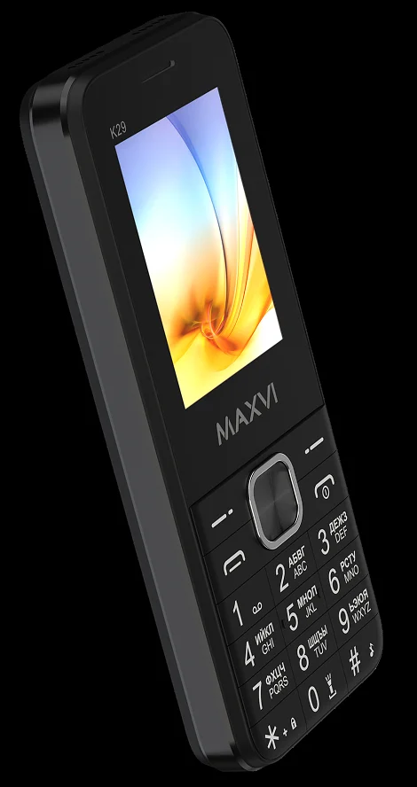 Мобильный телефон Maxvi K29 черный