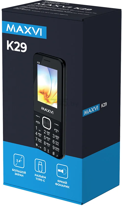 Мобильный телефон Maxvi K29 черный