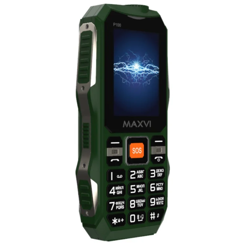 Мобильный телефон Maxvi P100 зеленый