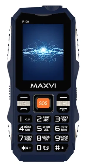 Мобильный телефон Maxvi P100 синий