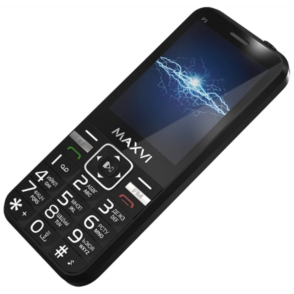 Мобильный телефон Maxvi P3 черный