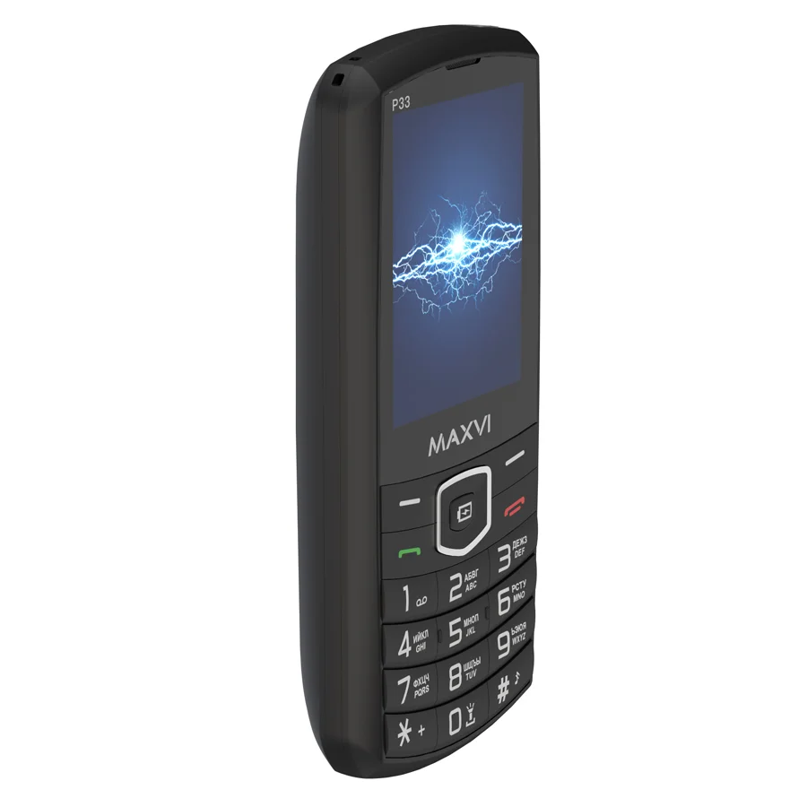 Мобильный телефон Maxvi P33 черный