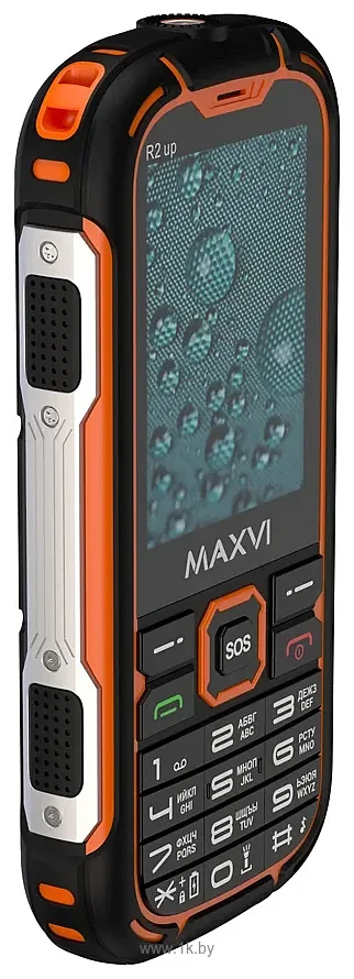 Мобильный телефон Maxvi R2 up оранжевый