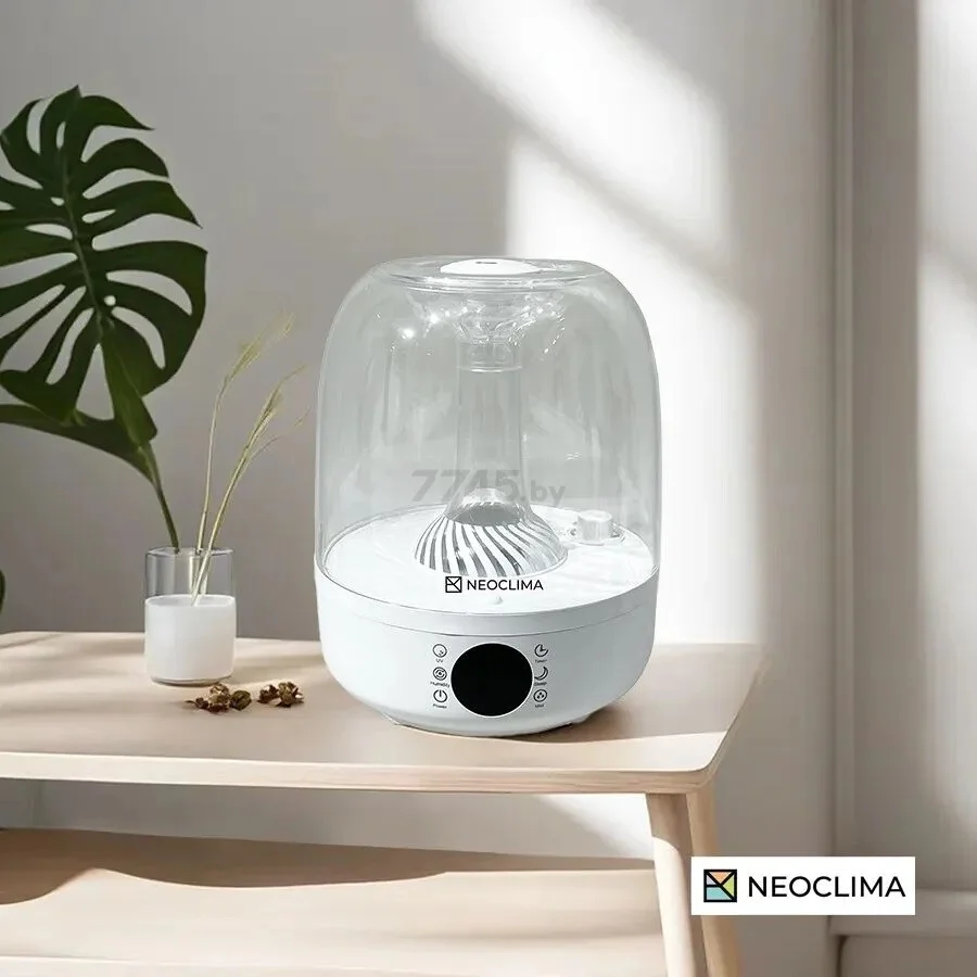 Увлажнитель воздуха Neoclima NHL-4W белый, 30 м², 4 л