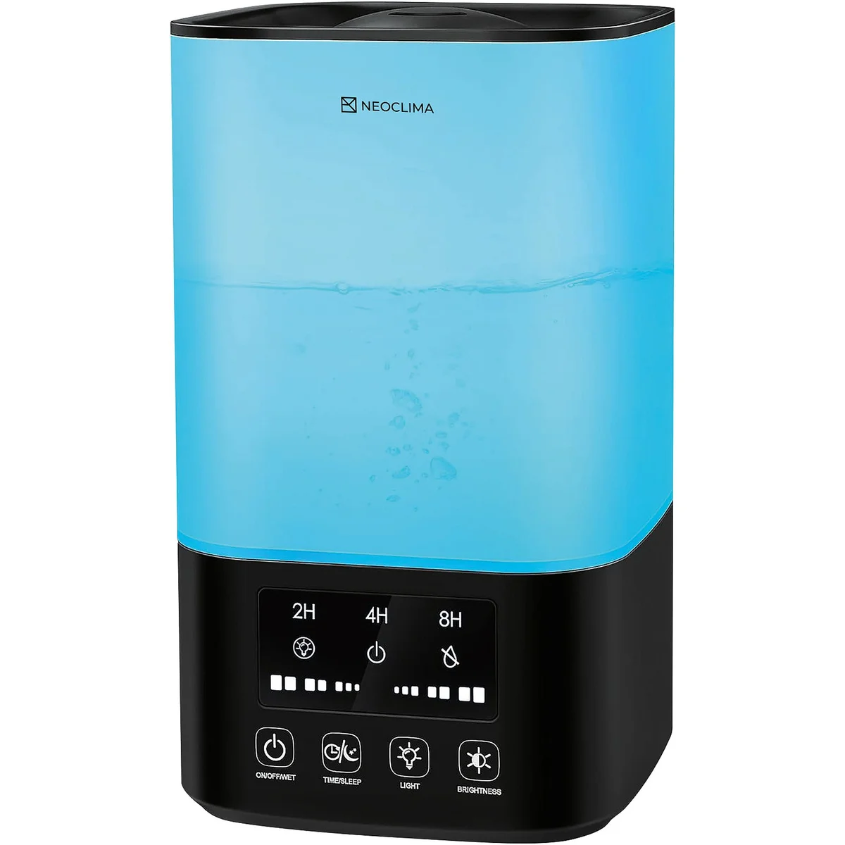 Увлажнитель воздуха Neoclima Vision LED 2.5L белый, 25 м², 2.5 л