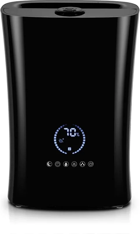 Увлажнитель воздуха Primera HUP-G3056-A черный, 18 м², 5.6 л, гигрометр