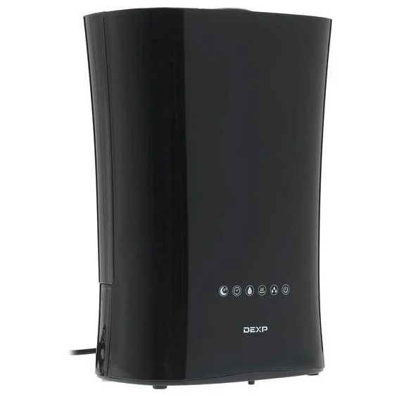 Увлажнитель воздуха Primera HUP-G3056-A черный, 18 м², 5.6 л, гигрометр