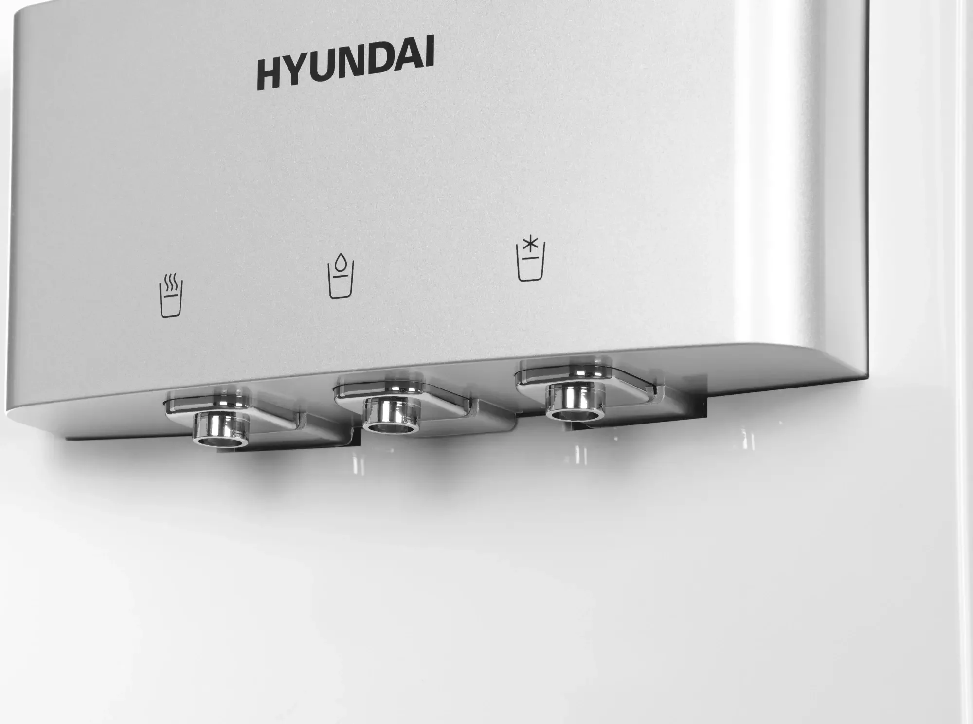 Кулер Hyundai H-WD2150E напольный, электронный, белый