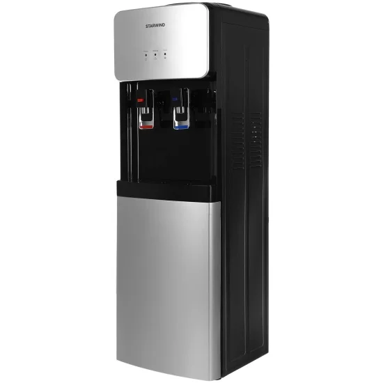Кулер Starwind SW-1011EB напольный, электронный, черный/серебристый