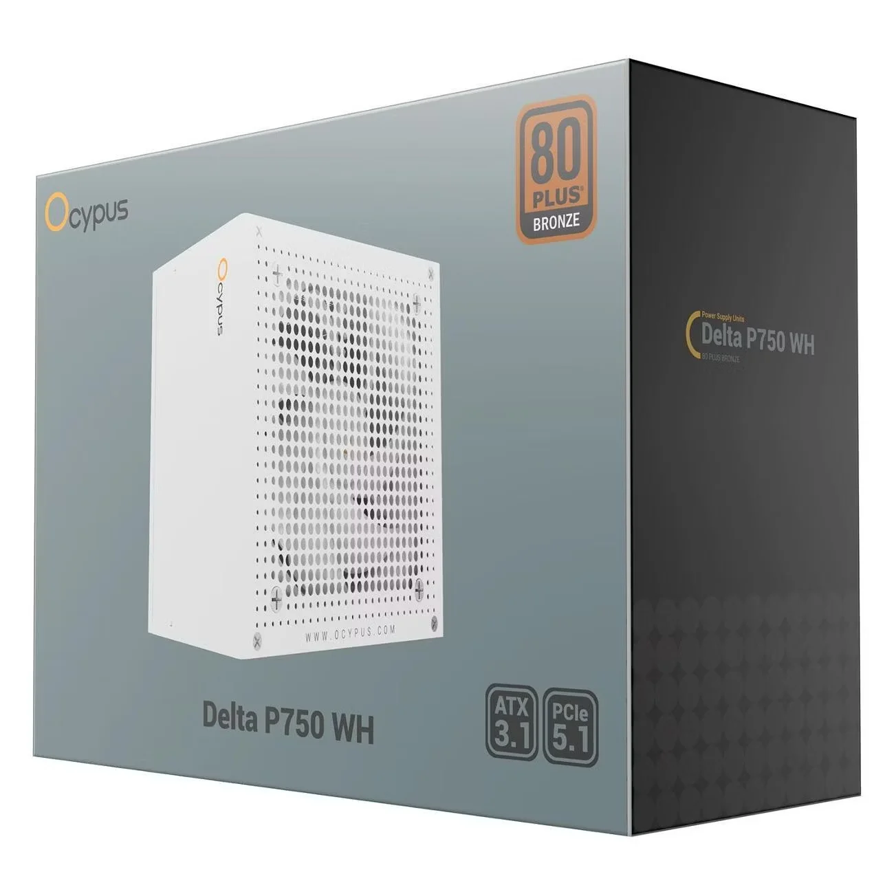 Блок питания Ocypus Delta P750 WH 750W 80+ Bronze ATX 3.1