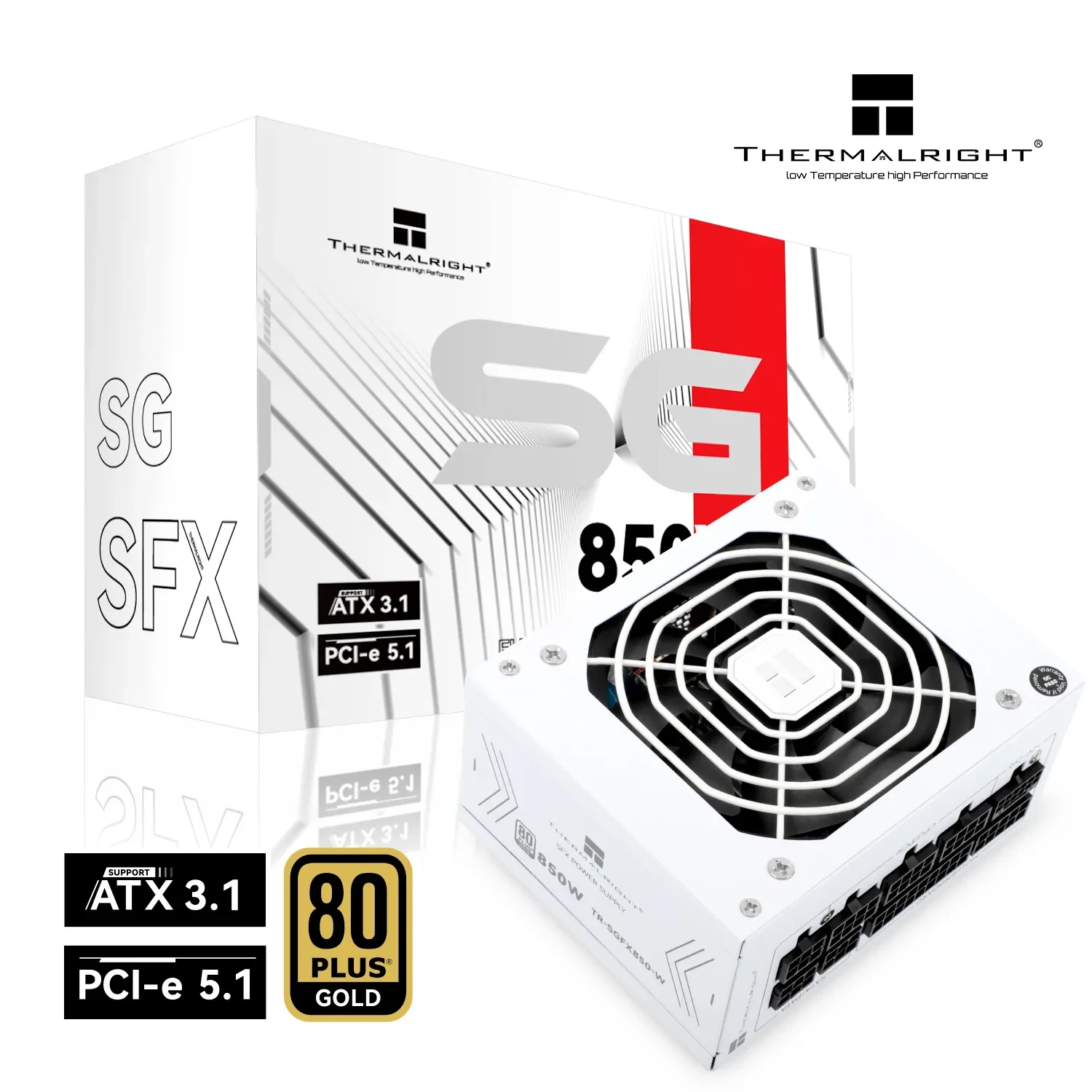 Блок питания Thermalright 850W Gold SFX 3.1 White (TR-SGFX 850W)