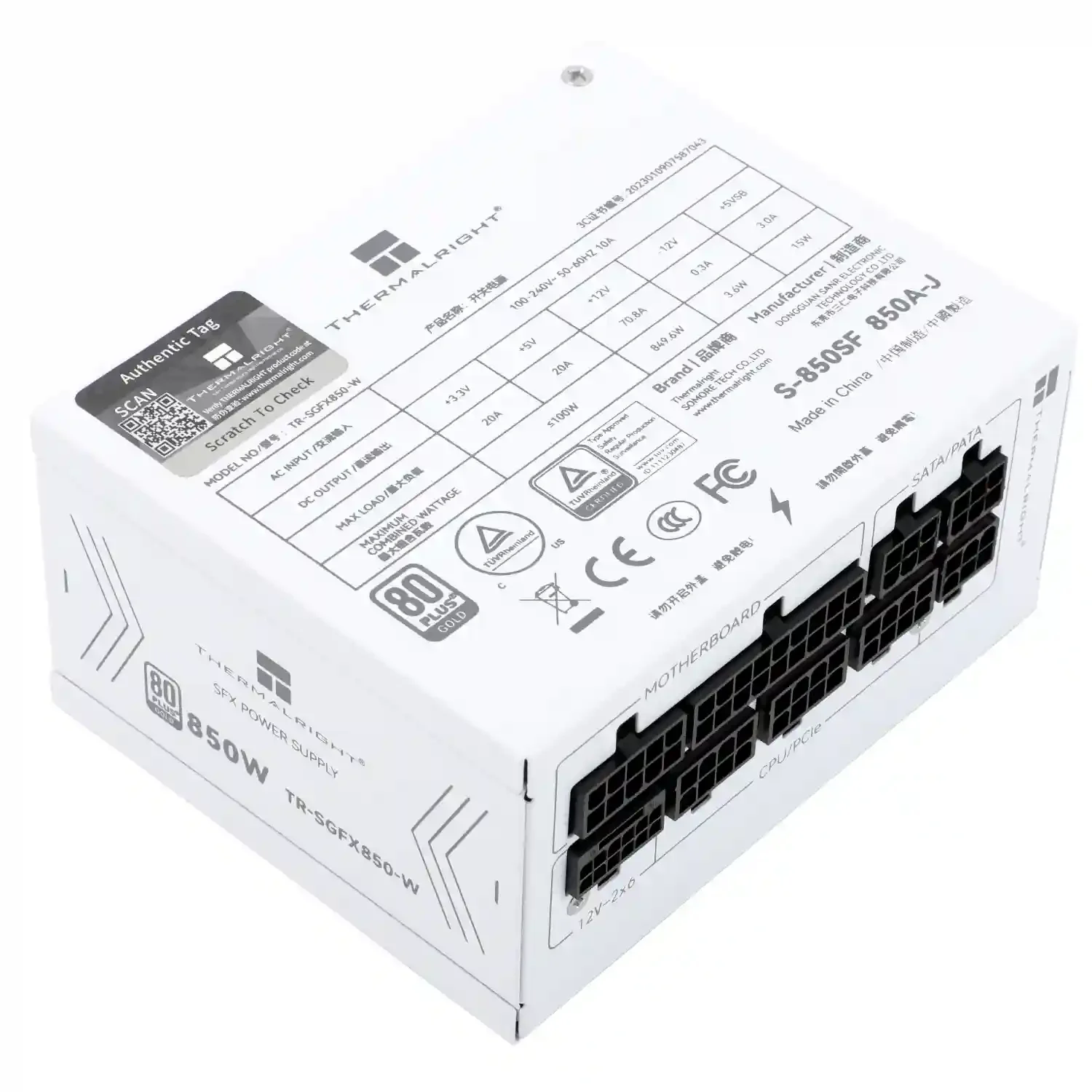 Блок питания Thermalright 850W Gold SFX 3.1 White (TR-SGFX 850W)