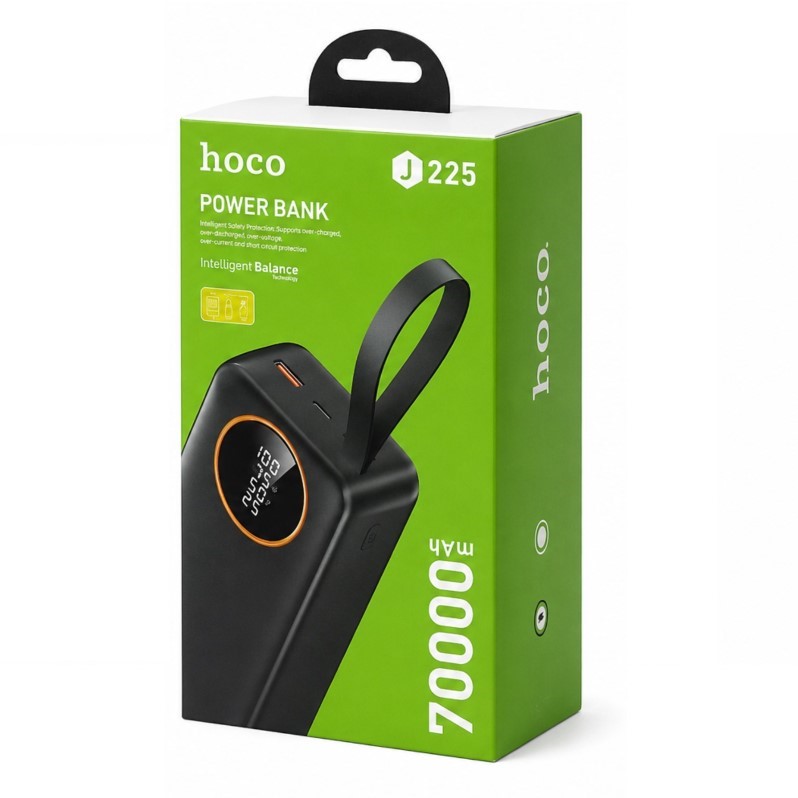 Внешний аккумулятор (Power Bank) 70 000 mAh, HOCO J225