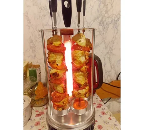 Электро-шашлычница ENERGY НЕВА-1 1000Вт, 220V,50Hz,5 шампуров