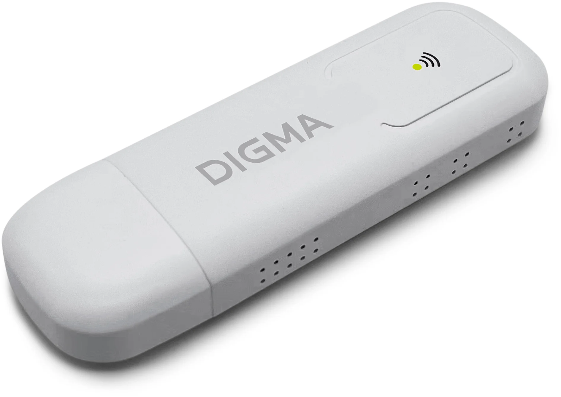 Модем 3G/4G Digma DWR-M301LTE USB Wi-Fi Firewall +Router внешний белый