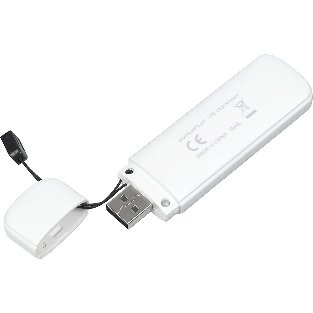 Модем ZTE MF833 2G/3G/4G USB Firewall +Router внешний белый — фото 2