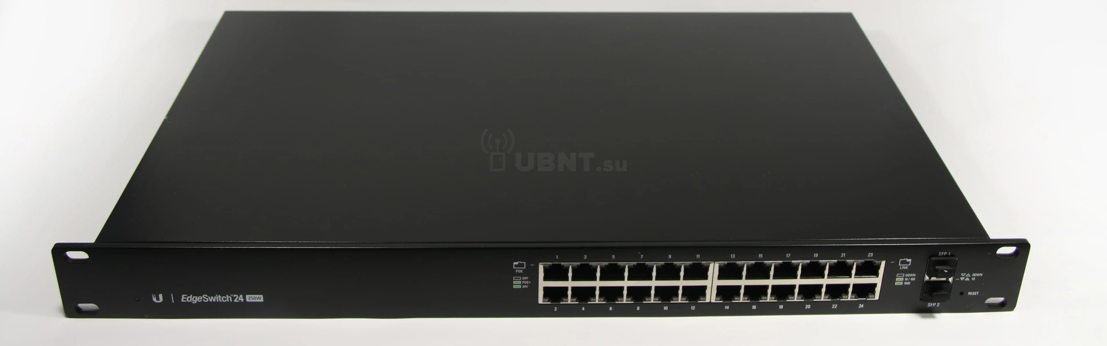 Коммутатор [ES-24-250W EU] Ubiquiti EdgeSwitch 24-250W 24 порта, раздача питания 24/48В на всех портах, суммарная мощность 250W